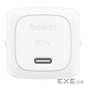 Зарядний пристрій Belkin USB-C PD30W PPS white (WCA008KQWH)