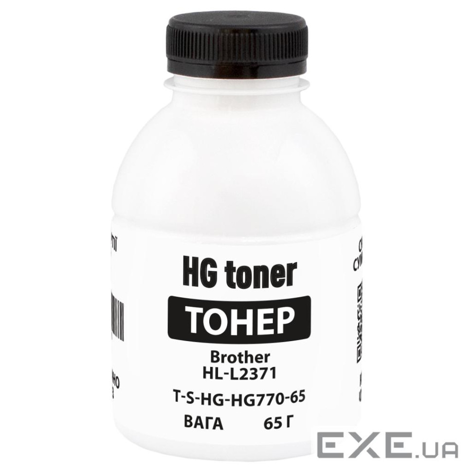 Тонер Brother HL-L2371, 65г black HG (TSM-HG770-65)