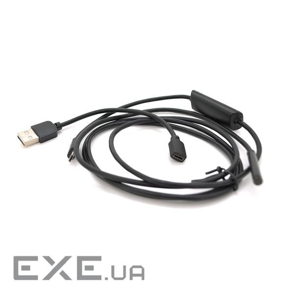 2 in 1 MicroUSB / PC HD эндоскоп YT-En-2HW мягкий дріт, 1м (YT-En-1HW 1м) ) (YT-En-5.5-3S1m)