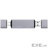 Картридер Proove Arc Link 3 in 1 (USB3.0 + SD Card + Micro SD Card) silver (HBAL00210014)