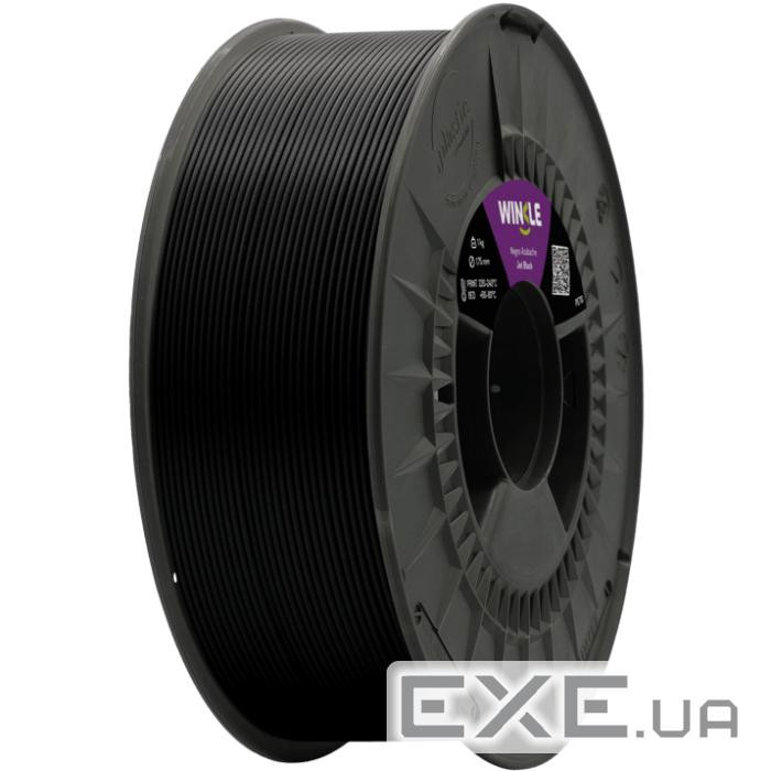Пластик (Filament) WINKLE PETG 1кг, 1.75мм, чорний (PET01000175NEGAZAWNK)