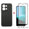 Чeхол-накладка Dengos Carbon для Xiaomi Redmi 15C Black (DG-KM-165) + защитное стекло