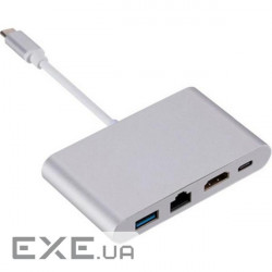 Адаптер Dynamode Multiport USB3.1 Type-C to HDMI/RJ-45/USB 3 (Multiport USB 3.1 Type-C to HDMI-RJ45)