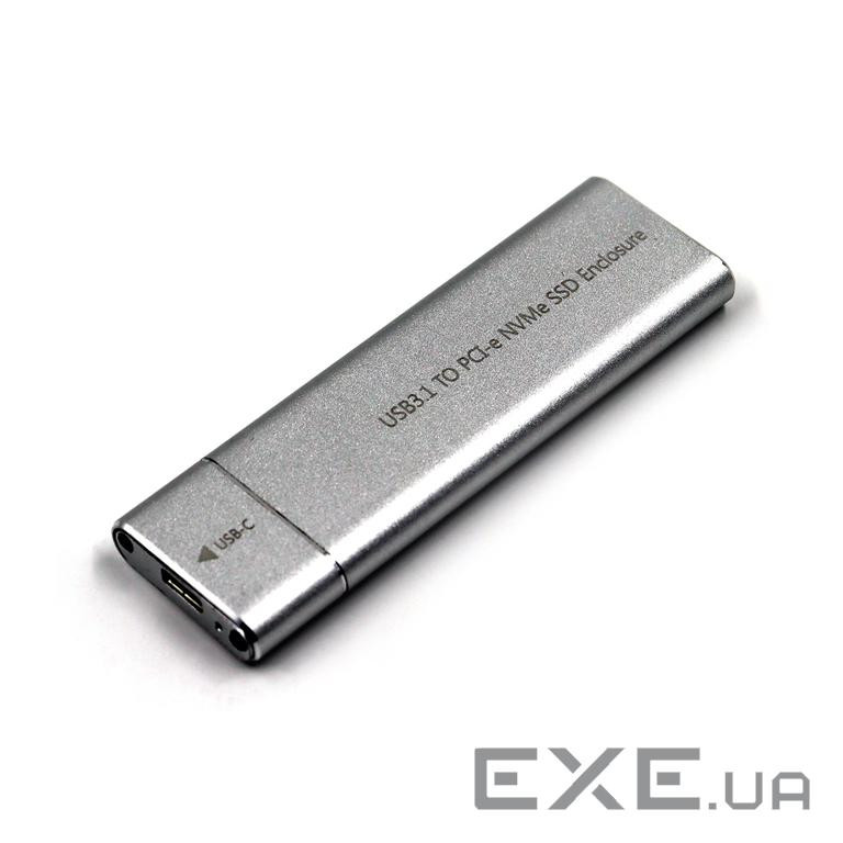 Карман зовнішний NVME Type-C, Silver (YT-NVME) NVME Type-C, Silver (YT-NVME)