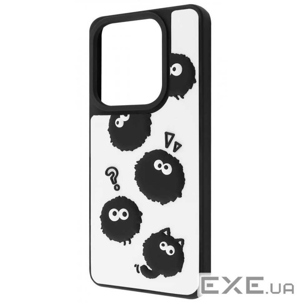 Чехол WAVE Doodle Case Xiaomi Redmi Note 14 4G (European) black fluffy (63514 black fluffy)