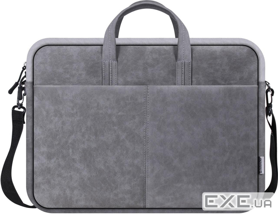 Сумка для ноутбука Defender 15.6" Solid PU gray (26088)