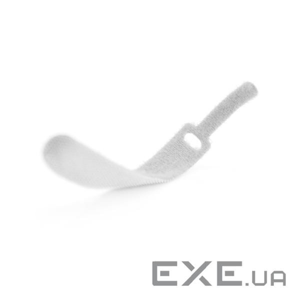 Стяжки на липучці 12*230мм, білі, ціна за штуку (01236) (01236)