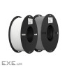 Пластик для 3D-принтера Creality Ender PLA 1.75мм, 2x1кг, white+grey (3301010365)