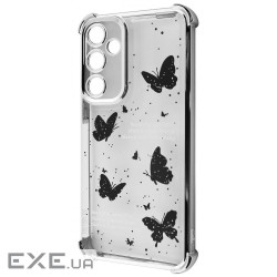 Чехол WAVE Winkie Samsung Galaxy A16 silver/butterfly (64201 silver/butterfly)