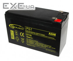 Акумуляторна батарея Gemix 12В 7 Ач (LP12-7) (LP12-7.0)
