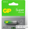 Батарейка Gp AAA LR3 Super Alcaline * 2 (24A21-SB2 / 4891199218040)