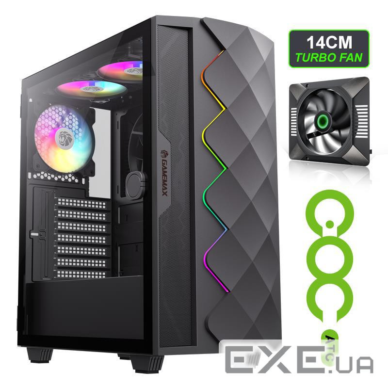 Корпус для ПК Gamemax DIAMOND CP BK