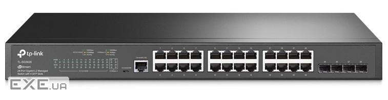 TP-LINK Switch SG3428XMPP 24xGBit/4xSFP+ 8x PoE++ (500W) Managed