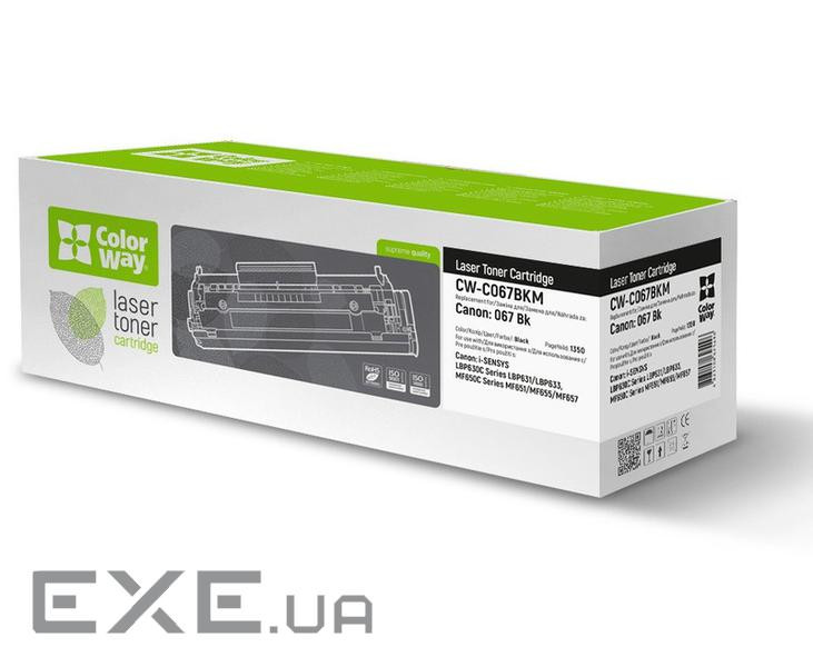 Картридж ColorWay для CANON 067BK MF651Cw/MF655Cdw/MF657Cdw, black (CW-C067BKM)