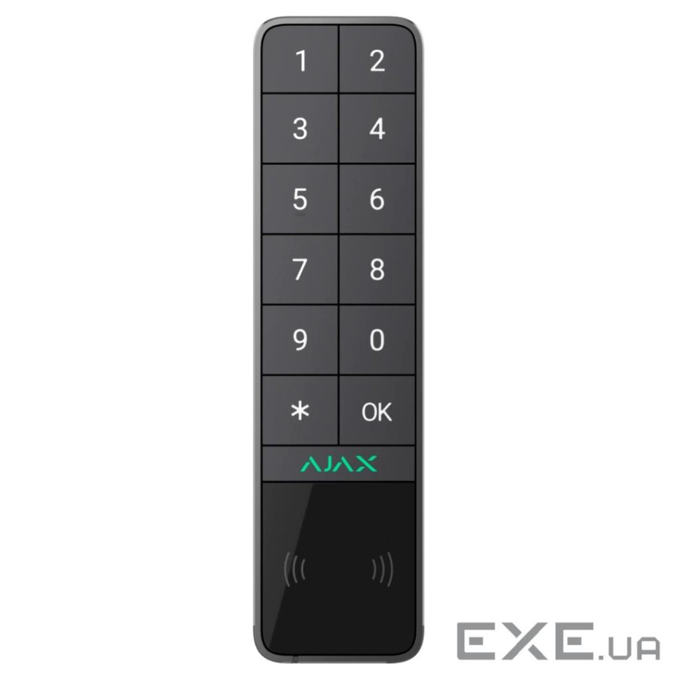 Клавіатура до охоронної системи Ajax Keypad Outdoo (Ajax Superior Keypad Outdoor Fibra ASP graphite)