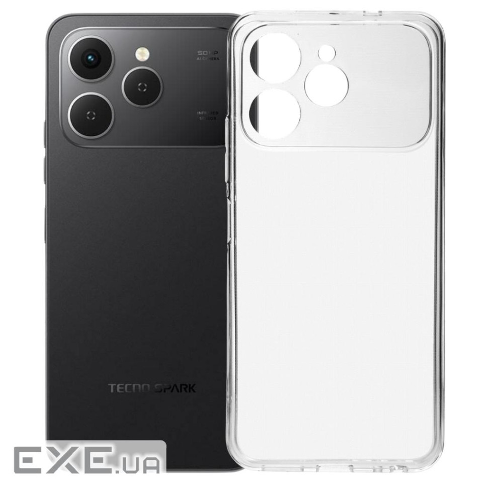 Чохол до мобільного телефона BeCover Tecno Spark 40 4G (KM5) Transparancy (715062)