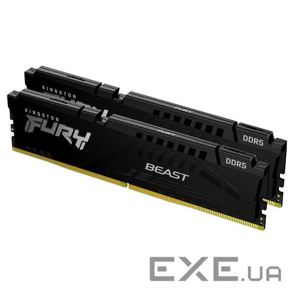 Модуль пам'яті KINGSTON FURY Beast DDR5 5600MHz 32GB Kit 2x16GB (KF556C36BBEK2-32)