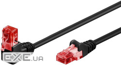Патч-корд неекранованій RJ45 UTP6 5.0m, patch AWG25 1x90ё D = 5.9mm Gold, чорний (75.05.1518-10)
