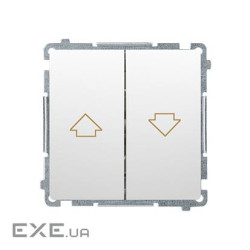 Выключатель роллетный с блокировкой Basic, белый (BMZ1.01/11)
