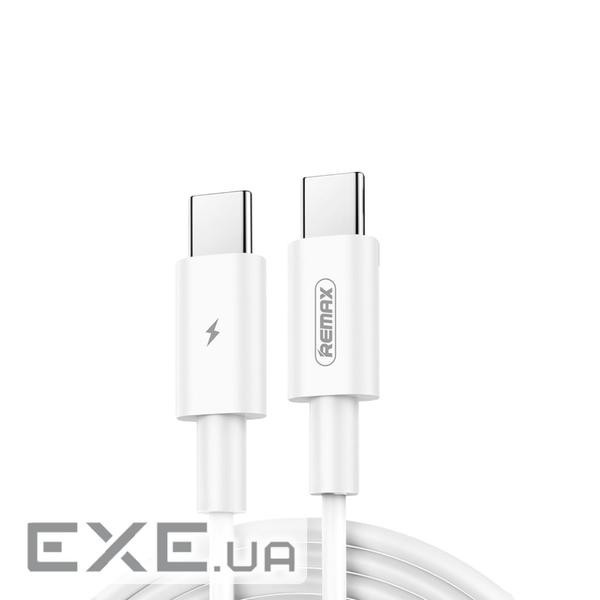 Кабель Remax Marlik Type-C to Type-C PD 100W 1M Білий (RC-175c)