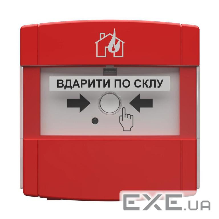 Адресний ручний пожежний сповіщувач Тирас Tiras DETECTO MNL100