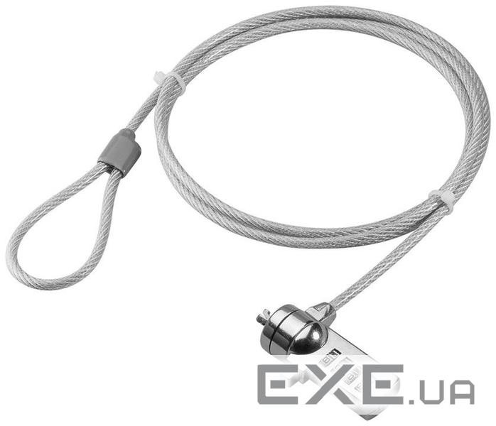 Замок безпеки ноутбука Security (Lock),CodeLock D=4.5mm L=1.5m,срібний (75.09.3038-1)