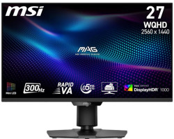 Монітор MSI 27 MAG 274QPF X30MV 2xHDMI, DP, Audio, miniLED, 2560x1440, 300Hz, 0.5ms (9S6-3CF09H-001)