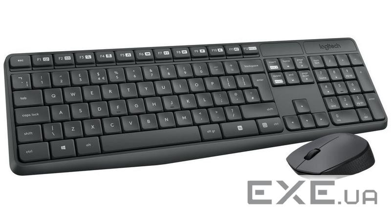 Logitech Desktop MK235 Wireless [DE] dark grey (920-007905)