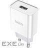 Зарядний пристрій HOCO C81A White (6931474727930)
