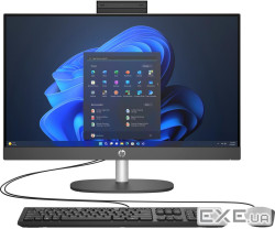 Моноблок 23.8" HP ProOne 240 G10 i5-1334U/16Gb/SSD512Gb/K&M/Cam/WiFi/W11Pro/2y.w/сірий (9M9H7AT)