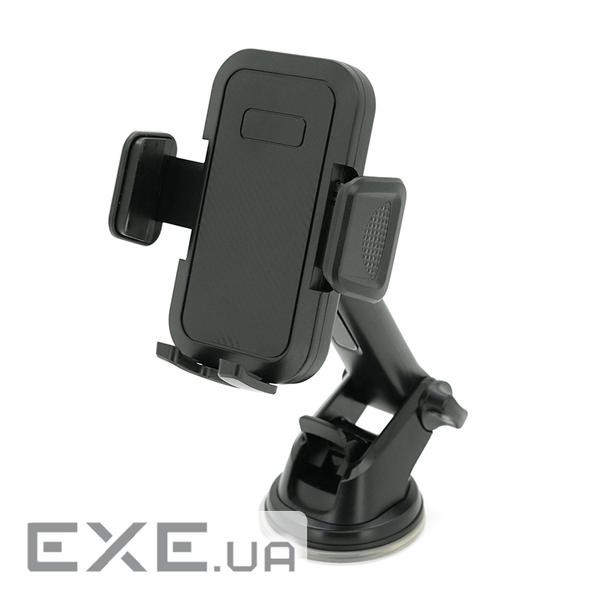 Автоутримувач HOSE H-XP209, присоска на торпеду, затискач 45-90мм , Box