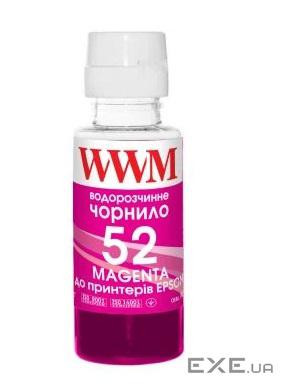 Чорнило WWM HP GT52 100г Magenta, для Ink Tank 115/315/319 (H52M)