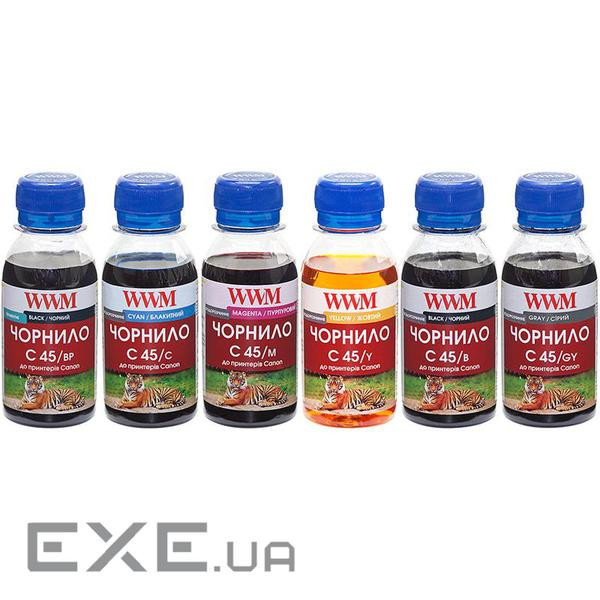 Чорнило WWM Canon PGI-450/CLI-451, 6х100г BP/B/GY/C/M/Y (C45SET-6)