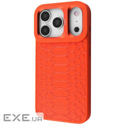 Чехол Kajsa Snake Pattern with Magnetic Ring iPhone 17 Pro Max orange (65336 orange)