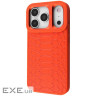 Чехол Kajsa Snake Pattern with Magnetic Ring iPhone 17 Pro Max orange (65336 orange)