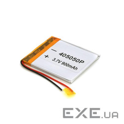 Літій-полімерний акумулятор 4*50*50mm (Li-ion 3.7В 850мА&middot,год) (405050) ) (405050)