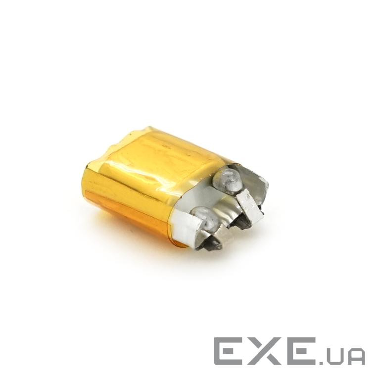 Літій-полімерний акумулятор 5,8*10*13mm (Li-ion 3.7В 50мА&middot,год) (581013) ) (581013)