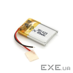 Літій-полімерний акумулятор 3,5*14*23mm (Li-ion 3.7В 85мА&middot,ч) (351423) ) (351423)