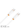 Дата кабель USB-C to USB-C 1.0m 60w white XO (NB-Q302B-CC.white)