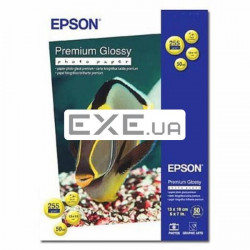 Фотопапір Epson 13x18 Premium gloss Photo (C13S041875)