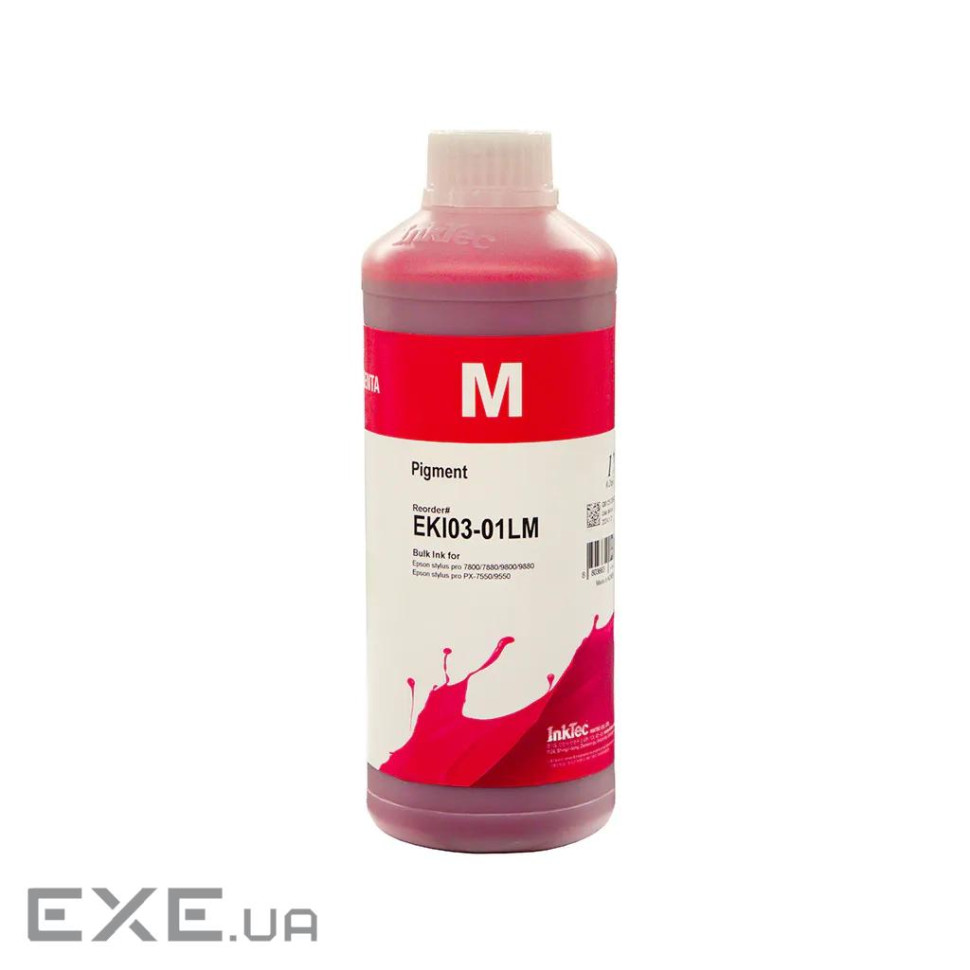 Чорнило InkTec Epson LFP Pigment Magenta 1L (EKI03-01LM)