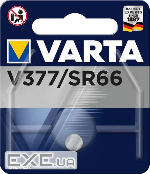 Батарейка VARTA V 377 WATCH (00377101401)
