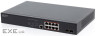 Комутатори Edge-core ECS4125-10P L2+, 8 &times; 1G/2.5G RJ45, 2 &times; 10G SFP+ Ports, 240W 802.3af/at/bt PoE