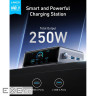 Зарядний пристрій Anker 4xUSB-C PD250W + 2xUSB GaNPrime black (A2345341)
