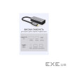 Адаптер Dynamode USB 3.0 Type-C to VGA/Full HD 1080p 60Hz Female, темно-сірий (DM-AD-USB-C-VGA)