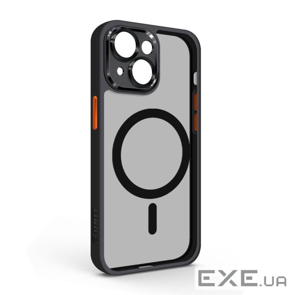 Чохол до мобільного телефона Armorstandart Unit MagSafe SE Apple iPhone 14 Black Orange (ARM75365)