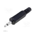 Роз'єм VOLTRONIC 3,5 моно під кабель під пайку (пластмаса ), Q250 (YT-3.5M(M))