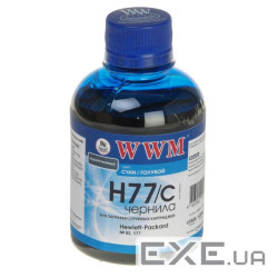 Чорнило WWM HP №177 85 Cyan 200ml (H77/C)