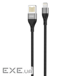 Кабель XO NB188 USB - Lightning, (M/M), 2.4A 1 м Gray (6920680879694)