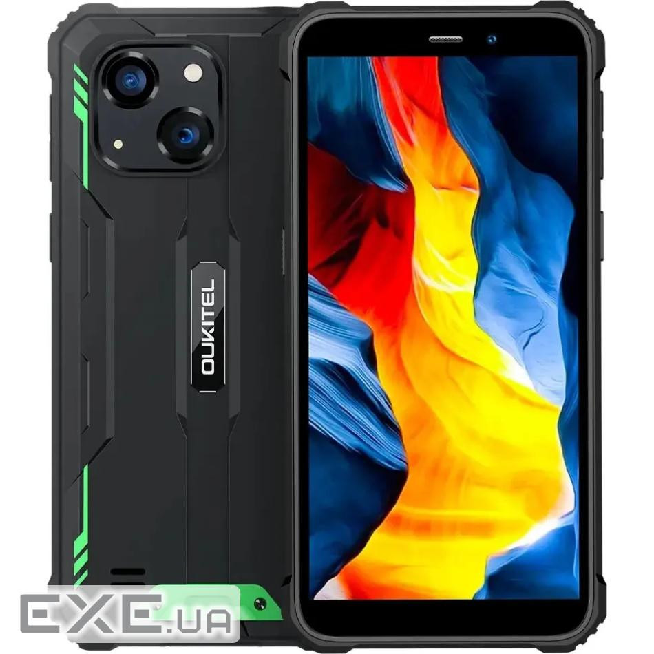 Смартфон Oukitel G2 5.93"HD+ /4GB/64GB/ T606 / 6300mAh /13+5Мп/ IP69K /NFC Green (G2_GR)